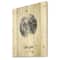 Designart - Romantic Moon Kiss of Two Lovers - Modern Print on Natural Pine Wood
